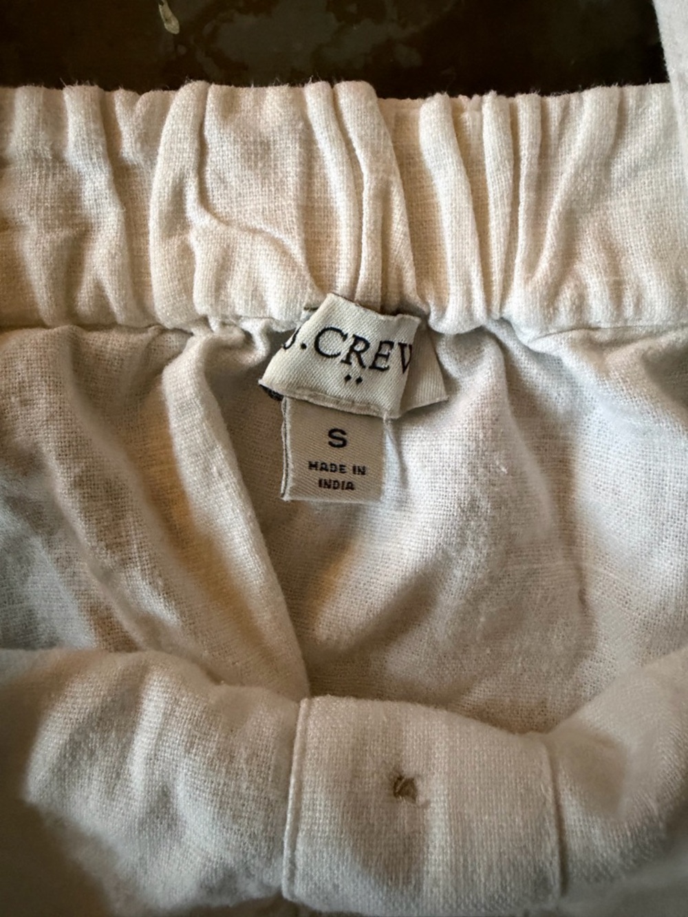 J. Crew Cream Button-Front Tank Top - Picture 3 of 4
